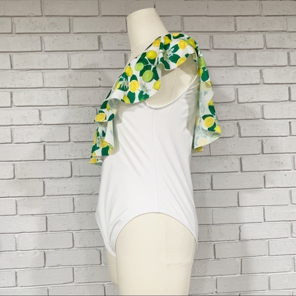 Brave Soul Women’s One‎ Frill Swimsuit - Picture 2 of 5